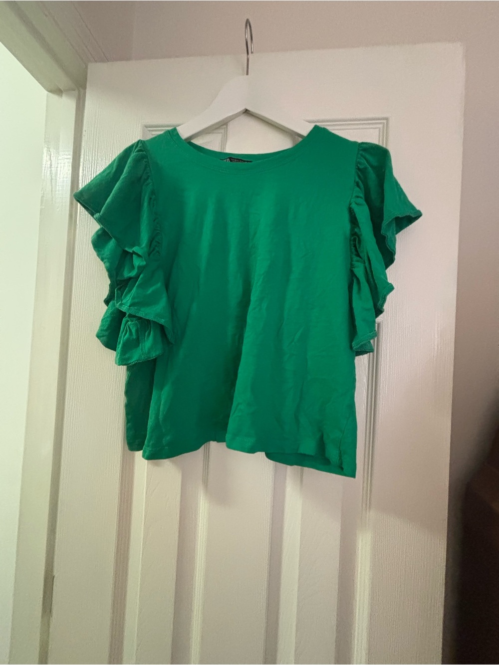 Zara Ruffle Sleeve Tee